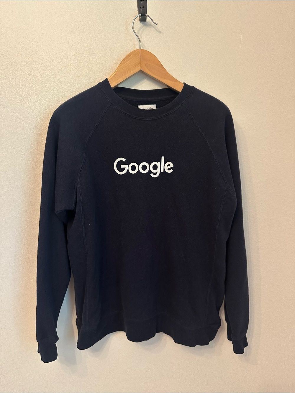 Google Navy Logo Crewneck Sweatshirt